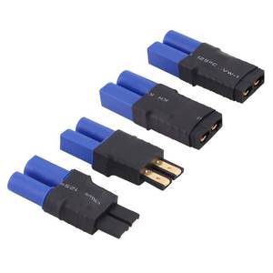 lot 10028 image: OliRC 4pcs RC Battery Connector Adapter for TRX to EC5 Style Male Female (C177-4)