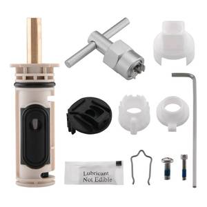 lot 10031 image: 1222 Cartridge Kit for Moen 1222 Replacement Cartridge with Removal Tool 104421 and Handle Adapter 116653 Compatible with Moen Posi Temp Shower Repair