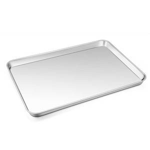 lot 10482 image: 16 Inch Baking Sheet Pan, Joyfair Stainless Steel Cookie Sheet Toaster Oven Tray, Professional Bakeware for CookieBaconBread, Rolled Rim & Mirror Finish, Rust Resistant & Dishwasher Safe