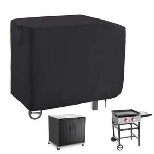 lot 11560 image: Guisong Flat Top Grill Cover Compatible with Royal Goumet 2 Burner Griddle, 38 Inches Waterproof Propane Griddle Cover for Outdoor Grill Cart Table-38 x 24 x 33.8 Inch