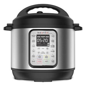 lot 11569 image: Instant Pot Duo Plus 9-in-1 Multicooker, Pressure Cooker, Slow Cook, Rice Maker, Steamer, Saut�, Yogurt, Warmer & Sterilizer, Includes App with Over 800 Recipes, Stainless Steel, 6 Quarts (Used)