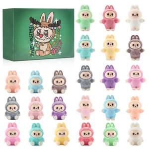 lot 11584 image: FENNIDICE 24-Pack Flocked Collectible Figures for Kids, 2.4 & 2 StandingSitting Cute Mini Animal Dolls, Party Favors, Goodie Bag Stuffers, Birthday Gifts for Girls Boys