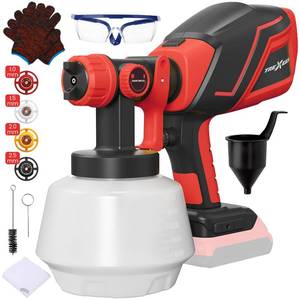 lot 11592 image: Cordless Paint Sprayer for Mwk M18 18V Batteries,Electric Paint Sprayer with 1200ML,Easy to Clean,Adjustable Spray Modesfor Home Renovation and Car Painting(Battery Not Included)