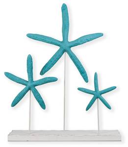 lot 11609 image: SAILINGSTORY Starfish Decor Coastal Beach Decorations for Home Beach Bathroom Decor Nautical Ocean D�cor Small (Big One Is Broken)