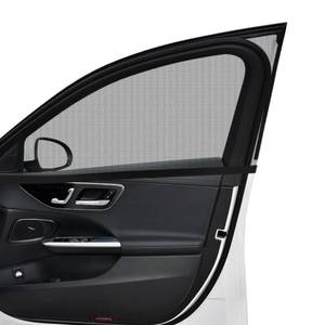 lot 12127 image: Ziciner Car Window Shade, 4 Pcs Auto Side Front Rear Window Sun Shades, Heat Block and UV Rays Protection, Breathable Mesh Privacy Protection Curtain, Universal Fit Most Car (Car Front&Back 4Pcs)