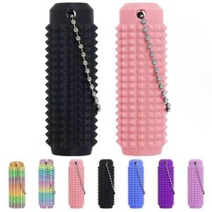 lot 12360 image: Little Ouchies Fidget Toys,Pain Stim Fidget Toy Reduce Stress for Adults,Anxiety Relief Pain Stim,Spiky Fidget Keychain for Anxiety and Stress Reduction,Novelty Gifts Blue (2PCS Pink and Black)
