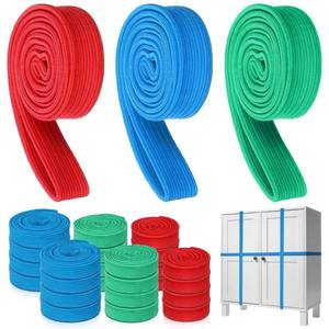 lot 13038 image: Affrolling 48 Pack Variety Extra Large Moving Rubber Bands 42 36 and 30 Rubber Straps Supplies for Moving Pallets and Blankets