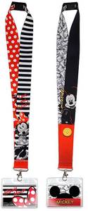 lot 14017 image: Disney Lanyards with ID Holders - Mickey and Minnie Mouse Premium Lanyards for Kids and Adults - Perfect for Disney Cruise and World Accessories - 2 Pack