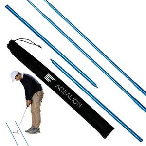 lot 14028 image: AceAlign 2-Pack Golf Alignment Sticks �� Durable Golf Training Sticks & Alignment Rods for Swing Training, Telescopic Golf Aiming Stick for Setup & Posture, Golf Alignment Tool for All Skill Levels.
