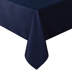 lot 14387 image: sancua Rectangle Tablecloth - 70 x 90 Inch - Stain and Wrinkle Resistant Washable Polyester Table Cloth, Decorative Fabric Table Cover for Dining Tables, Buffet Parties and Camping, Navy