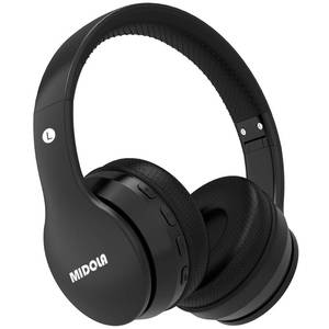 lot 14390 image: MIDOLA Kids Headphones Bluetooth 5.4 Wireless 68H Play Time Volume Limit 8594dB Over-Ear Foldable Headset,Type-C Fast Charging,with Wired Aux Mic for Toddler Child Pad Tablet Black