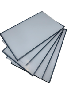 lot 14430 image: Floroom Acrylic Sign Holder Black Frame 6 Ct