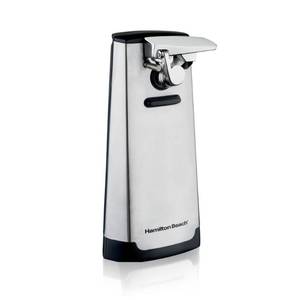lot 14446 image: Hamilton Beach Can Opener Electric, Freestanding, Silver, Metal, 1 Year Warranty, 9 Height, 4.6 Width, 1.79 lbs