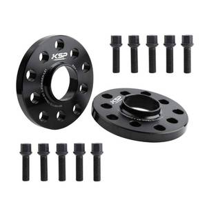 lot 14454 image: KSP 15mm 5x100 Wheel Spacers with M14x1.5 Lug Bolts Compatible with Audi A3 A4 A6 A8 S4 S6 S8 TT, 2pcs 5x112 to 5x112 Hubcentric Spacer fit Golf Jetta Beetle Passat EOS Sedan Racing Car