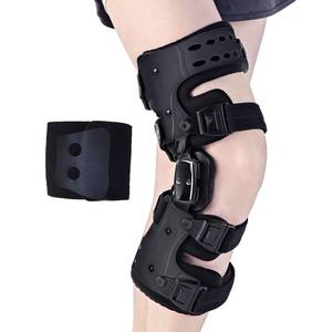 lot 14464 image: EZWORK OA Unloader Knee Brace - Arthritis Pain Relief, Osteoarthritis, Bone on Bone Knee Joint Pain, Cartilage Defect Repair, Avascular Necrosis Hinged,Degeneration (Black Right Upgrades)