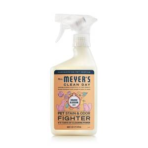 lot 14495 image: Mrs. Meyers Clean Day Orange Blossom Scent Pet Stain Remover and Odor Fighter - 16 fl oz Paraben-Free, Bleach-Free, Liquid, Carpet Application
