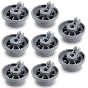 lot 14498 image: 8 Packs 165314 Dishwasher Wheels Lower Rack Fit for Bo-sch,Dishwasher Wheels Replaces Dish Rack Part Number 420198 AP2802428 PS3439123 by AMI PARTS