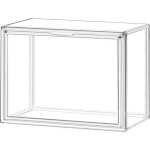 lot 15064 image: Purse Organizer for Closet 14.1x 8.6x10.9 , 1 Pack Clear Acrylic Display Case for Handbag X-Large Handbag Storage Box with Magnetic Door, Clear Storage Bins for Collectibles, Figurines, Cosmetic