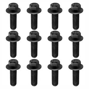 lot 16270 image: 12PCS M8x1.25 Exhaust Manifold Bolts OEM#551696,Grade 10.9 LS Header Bolts Compatible with GM LS LT Series Pontiac Chevrolet,LS Exhaust Manifold Bolts Replacement Car Accessories