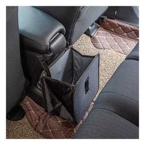 lot 16277 image: Foldable Trash Can, Hanging Waterproof Leakproof Storage Bag with Large Capacity, Car Interior Accessories (Large)