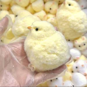 lot 16293 image: JIACAI 1pcs Handmade Chick Squishy Toys Ultra Soft squishies Fidget Toys Silicone Squeeze Toys for Stress Relief ( Chicken )