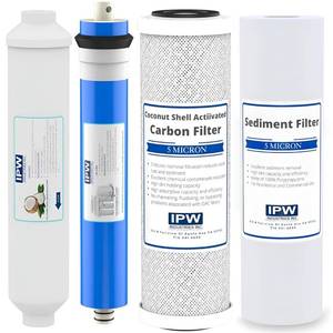 lot 16341 image: IPW Industries Universal 4-Stage Under Sink Reverse Osmosis Replacement Filter Kit  Replace Every 6-12 Months for Pure, Refreshing Water