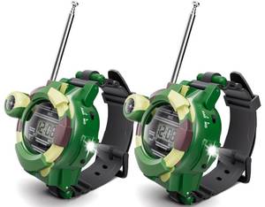 lot 18205 image: Walkie Talkies Watch, Spy Watch Army Toys for Kids Age 8-12, 7 in 1 Digital Watch Walkie Talkies with Flashlight, Cool Spy Gadgets for Boy Girls