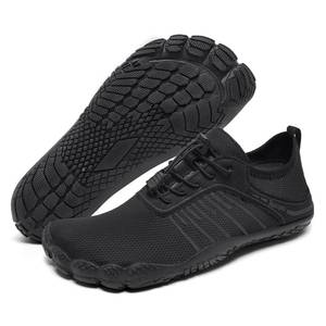 lot 18213 image: Racqua Water Shoes Men Women Aqua Swimming Barefoot Pool River Surfing Non-Slip Beach Diving Adult Shoes Black 11 Women10 Men