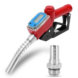 lot 19388 image: Fueling Nozzle, Electronic Metering Fuel Dispensing Meter Gas Pump Nozzle Digital Fuel Meter Auto Shut Off Petrol Kerosene Gasoline