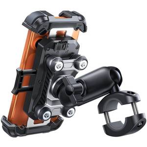 lot 20015 image: JOYROOM Motorcycle Phone Mount Holder - Dual Vibration Dampener150mph Anti-Shock Phone Holder for Motorcycle Metal Extension Handlebar Clamp Bicycle Bike Phone Holder Mount for 4.7-7 Cell Phones