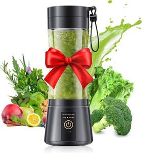 lot 20022 image: Cordless Personal Size Portable Blender - 12 Oz Blender for Smoothies and Shakes with BPA Free Traveling Juice Cup, 6 Blades for Powerful Blending, Suit for SportsTravelHome, Mothers Day