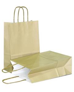 lot 20037 image: AZOWA Gift Bags Mini Kraft Paper Bags with Handles (6 x 4.7 x 2.4 in, Blue Color, 50 Pcs)