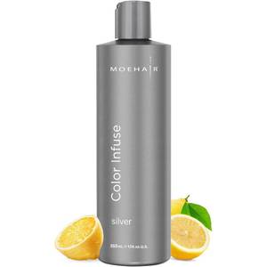 lot 20043 image: MOEHAIR Color Infuse Silver �� 12 Fl. Oz  Purple Toner for Silver, Gray & White Hair  Neutralizes Unwanted Brassiness  Salon-Grade Hair Toner for Brassy Hair  Brass Off  Sulfate and Paraben-Free