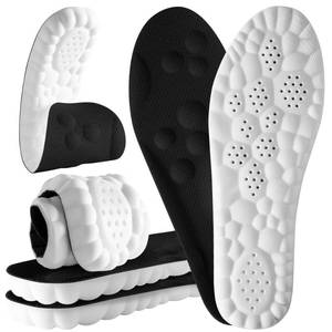 lot 20052 image: 4D Cloud Steppers Insoles for Men and Women - Shock Absorption Inserts, Soft Anti-Fatigue, Relieve Foot Pain, Memory Foam Insoles for Shoes, Boots & Sneakers (Black, Men US 7-10 Women US 8.5-12)