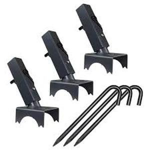 lot 5706 image: Moultrie Feeder Feet Gen2 Tripod Stabilizer Kit