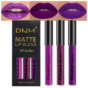 lot 6426 image: Duo Matte Lip Gloss 3Pcs Set