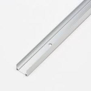 lot 6432 image: Aluminum U-Channel Rails Metal Strips