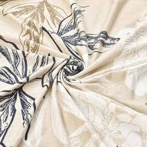 lot 12012 image: Pedal Cover Tropical Leaf Print Fitted