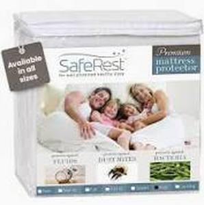 lot 14489 image: SafeRest Premium King Size Mattress Protector