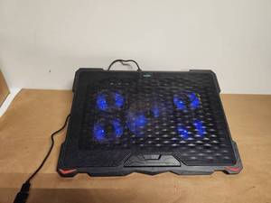 Gaming Laptop Cooling Pad with LED Fans