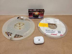 lot 10 image: Apple AirPods Pro with Electronic Components and TDK 8mm Tape