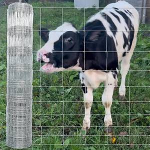 lot 111636 image: Farm Livestock Fence,Wire Thickness in 1.8mm 4ft 164ft Galvanised Iron Wire Farm Fence Cattle Fence Deer Fence Grassland Fence, for Yard Garden and Animal Protection