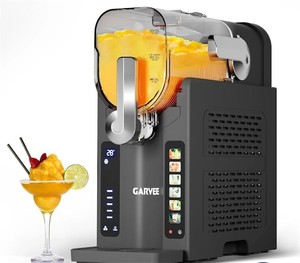 lot 111647 image: Retails for $209 GARVEE Slushie Machine for Home No Ice Needed, Frozen Drink Maker with LED Display & 6 Pre-Set