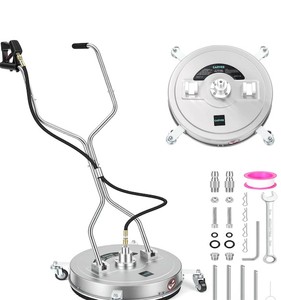 lot 111653 image: Retails for $219 Garvee 21 Pressure Washer Surface Cleaner with 4 Wheels, Stainless Steel Attachment, Dual Handle,