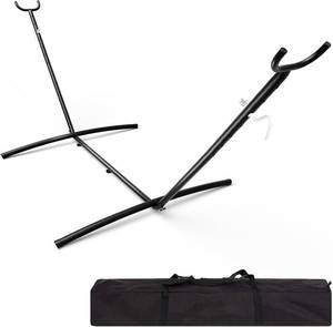 lot 311396 image: Garvee 9FT Hammock Stand, Heavy Duty Adjustable Steel Hammock, 450-Pound Capacity, Weather Resistant and Easy to Assemble