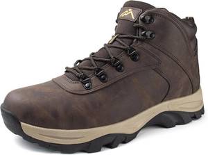 lot 311418 image: CC-Los Mens Wide Waterproof Hiking Boots Non Slip Lightweight Mid Top Ankle Breathable Trekking Shoes for Outdoor Camping Size 43W