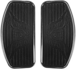 lot 311430 image: Retails for $111 Motorcycle Universal Front Wide Foot Rider Driver Foot Rest Floorboards for Honda for Shadow for VTX for Kawasaki for Vulcan for Yamaha for Dragstar