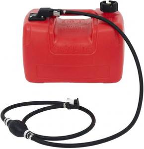 lot 411337 image: Garvee Marine Tank 3 Gallon, Portable 12L Boat Marine Transfer Tank with Hose & i-Shaped Handle