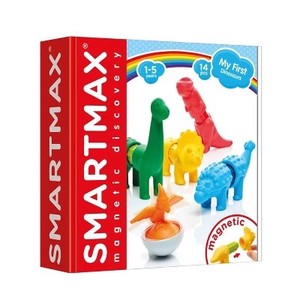 lot 4122 image: SmartMax My First Dinosaurs Magnetic Building Set, 14 Pieces
