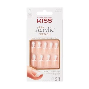 lot 4180 image: KISS Products Salon Acrylic Fake Nails Kit - Crush Hour - 31ct